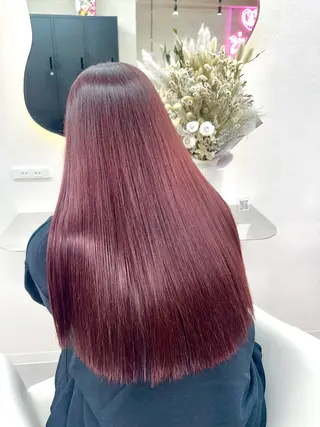 ロング カラー Rio🎀ブリーチ なし透明感♡顔周り♡のヘアスタイル
