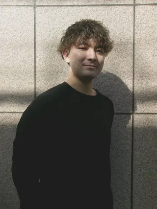 ショート パーマ メンズ 原宿↔︎浦和　美容師 折笠　亮のヘアスタイル