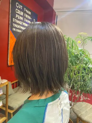 ショート カラー ORe'S HAIR BE GLaDユウナのヘアスタイル