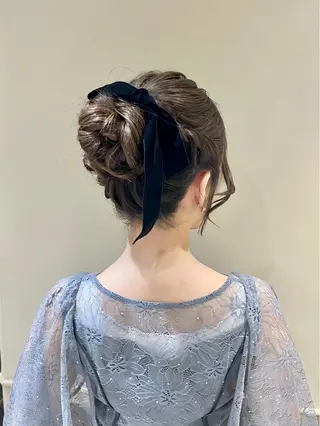 セミロング ヘアアレンジ 🫧tomoka 透明感カラー🫧のヘアスタイル