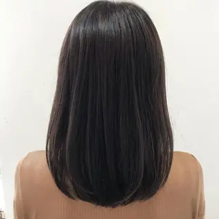 セミロング 愛されヘア/ 暖色カラー/まいこのヘアスタイル