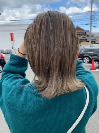 カラー qpula misuzuのヘアスタイル