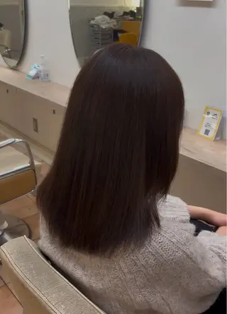 ロング カラー 段下 航一郎のヘアスタイル