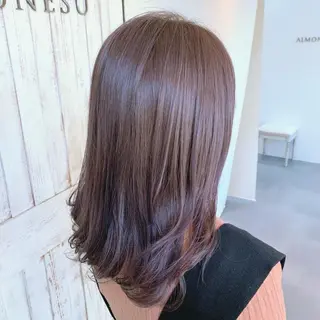 ミディアム カラー ヘアアレンジ 似合わせhair🔸 アサダ タカコ🔸のヘアスタイル
