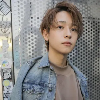 メンズ ショート カラー Mens salon ANDYのヘアスタイル