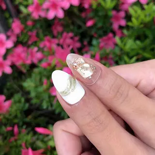 ロング カラー ヘアアレンジ キッズ ネイル マツエク・マツパ 福田 加奈のネイルデザイン