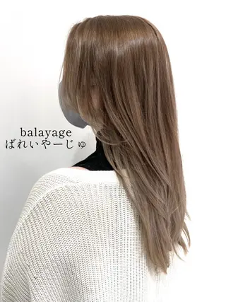 ロング ショートヘアカラー 山本のヘアスタイル