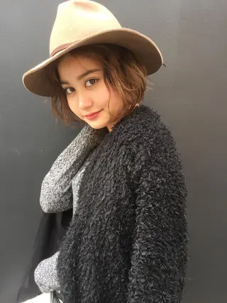 ミディアム セミロング ロング カラー パーマ ヘアアレンジ メンズ キッズ ネイル マツエク・マツパ 韓国風×透明感カラー 髪質改善オタベシンヤのヘアスタイル