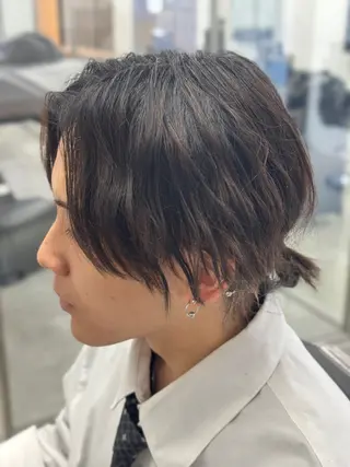 ショート カラー パーマ ヘアアレンジ メンズ メンズ特化酒井翔太 /メンズカット/名駅のヘアスタイル