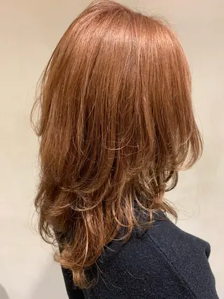 ミディアム 美髪形成！色素改善！ 秋田　和輝のヘアスタイル