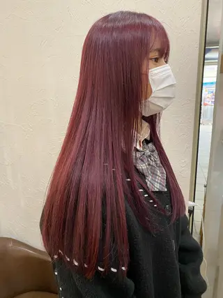 ロング 前橋 姫奈のヘアスタイル