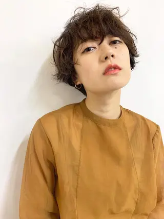 ショート パウダーテラ所属・槇 あかねのヘアスタイル