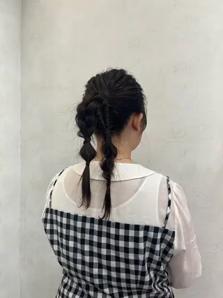 セミロング 寒色 ♡ レイヤー ┊︎miyuのヘアスタイル