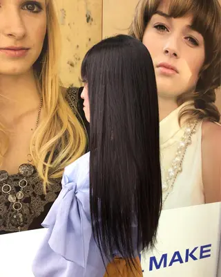 ロング パーマ 丸みショートボブ/ タッセルボブ 吉野のヘアスタイル