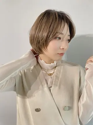 ショート レイヤーカット/ カラー特化/YUTOのヘアスタイル