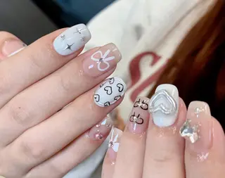 ネイル By moonネイル 🌷ワンホン/韓国風のネイルデザイン