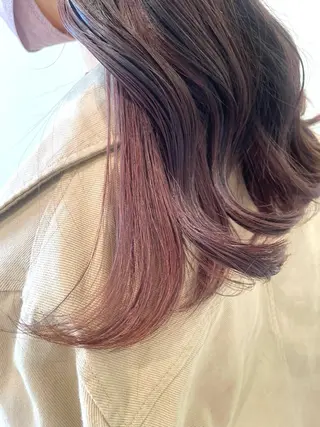 セミロング カラー Liru:smart salon/茅ヶ崎のヘアスタイル