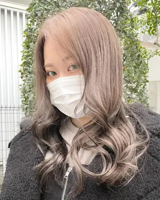 セミロング カラー ヘアアレンジ 柔らかカラー/ レイヤーYUTO🧋のヘアスタイル