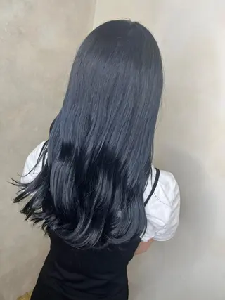 ロング カラー 田村 優歩のヘアスタイル
