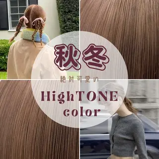 カラー ブリーチカラー/ベー ジュ/Hono🦖のヘアスタイル