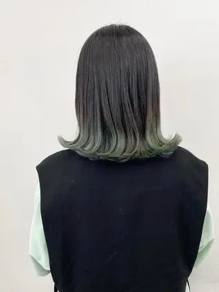 ミディアム カラー 【公式】amble luxe 中野のヘアスタイル