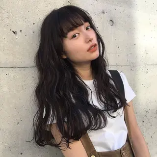 ロング 透明感カラー/顔周り カット/ののか💞のヘアスタイル
