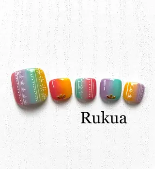 ネイル Rukua Nのマツエク・マツパデザイン