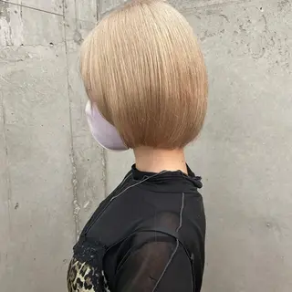 ショート ハイトーン/デザイン hirokiのヘアスタイル