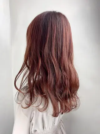 セミロング カラー 重政 和樹のヘアスタイル