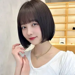 ショート 髪質改善/レイヤー /透明感カラー/真央のヘアスタイル