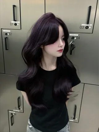 ロング カラー ⛓ワンホンレイヤー 🥀🖤/あいりのヘアスタイル