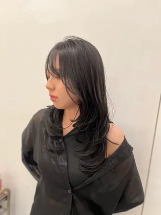 ロング カラー ヘアアレンジ 透明感×韓流ハイ トーン🫧RYUTAのヘアスタイル