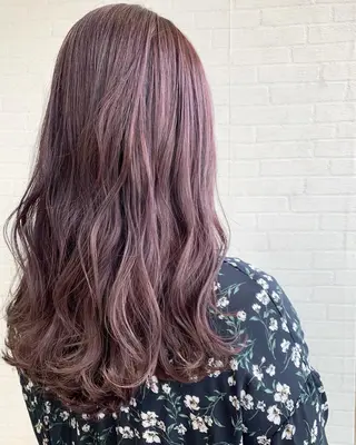 ロング カラー 立川 奈那子のヘアスタイル