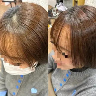 ロング 神谷 千明のヘアスタイル