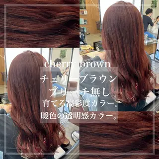 ロング カラー 🟢NEGi🟣 🫧髪質改善のヘアスタイル