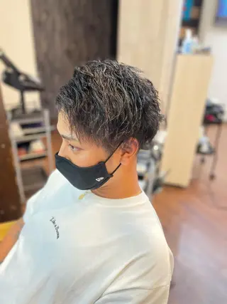 ショート メンズ ✨平日直前割り必見✨ 中山大輔のヘアスタイル