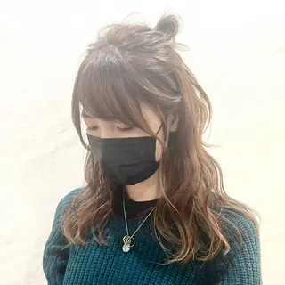 ロング カラー 顔周りカット/透明感 カラー🤍大塚蛍のヘアスタイル