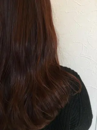 セミロング カラー ヘアアレンジ IVY villa Suzu.のヘアスタイル