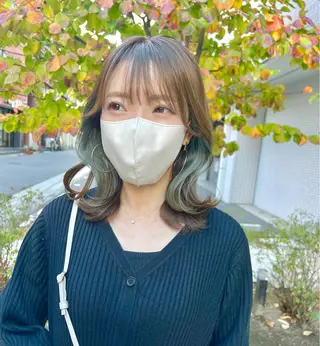 ミディアム カラー 💎透明感カラー特化 💎TAISEIのヘアスタイル