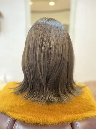 ミディアム 大西成那 WILLOW京橋のヘアスタイル