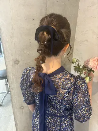 ロング ヘアアレンジ 美髪× ヘアセット✨Araiのヘアスタイル