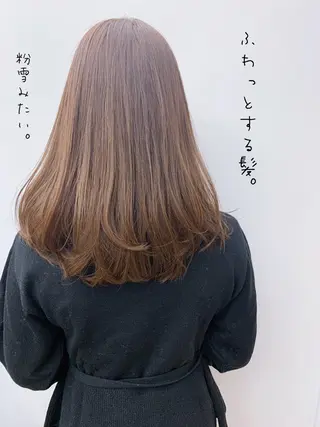 セミロング 縮毛矯正×髪質改善 店長　DAITOのヘアスタイル