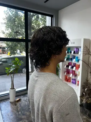 パーマ メンズ 西浦 たくみのヘアスタイル