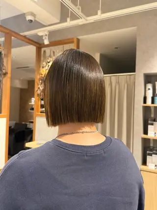 ショート anju.カット 透明感カラー/パーマのヘアスタイル