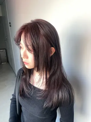 セミロング 佐伯 和佳のヘアスタイル