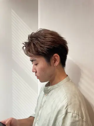 カラー メンズ 新宿/韓国ボブ/ レイヤーボブしょうごのヘアスタイル