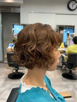 ショート パーマ ショート・ボブ 🌈chinaのヘアスタイル