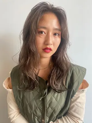 ロング ari/ヘアセット レイヤーカット✂︎のヘアスタイル
