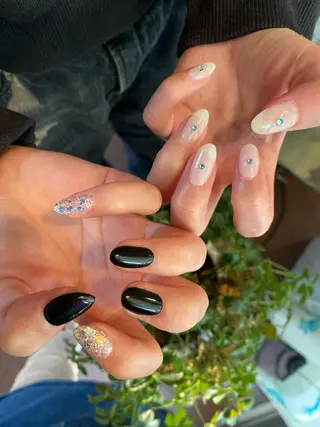 ネイル crystal ⭐︎ colorのネイルデザイン