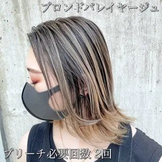 ショート カラー シールエクステ☀️ L.O.G村岡健一のヘアスタイル